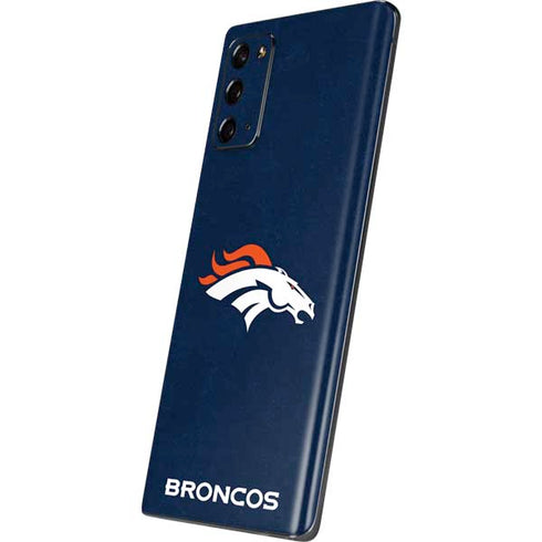 NFL Denver Broncos - Distressed Galaxy Note20 5G Skin